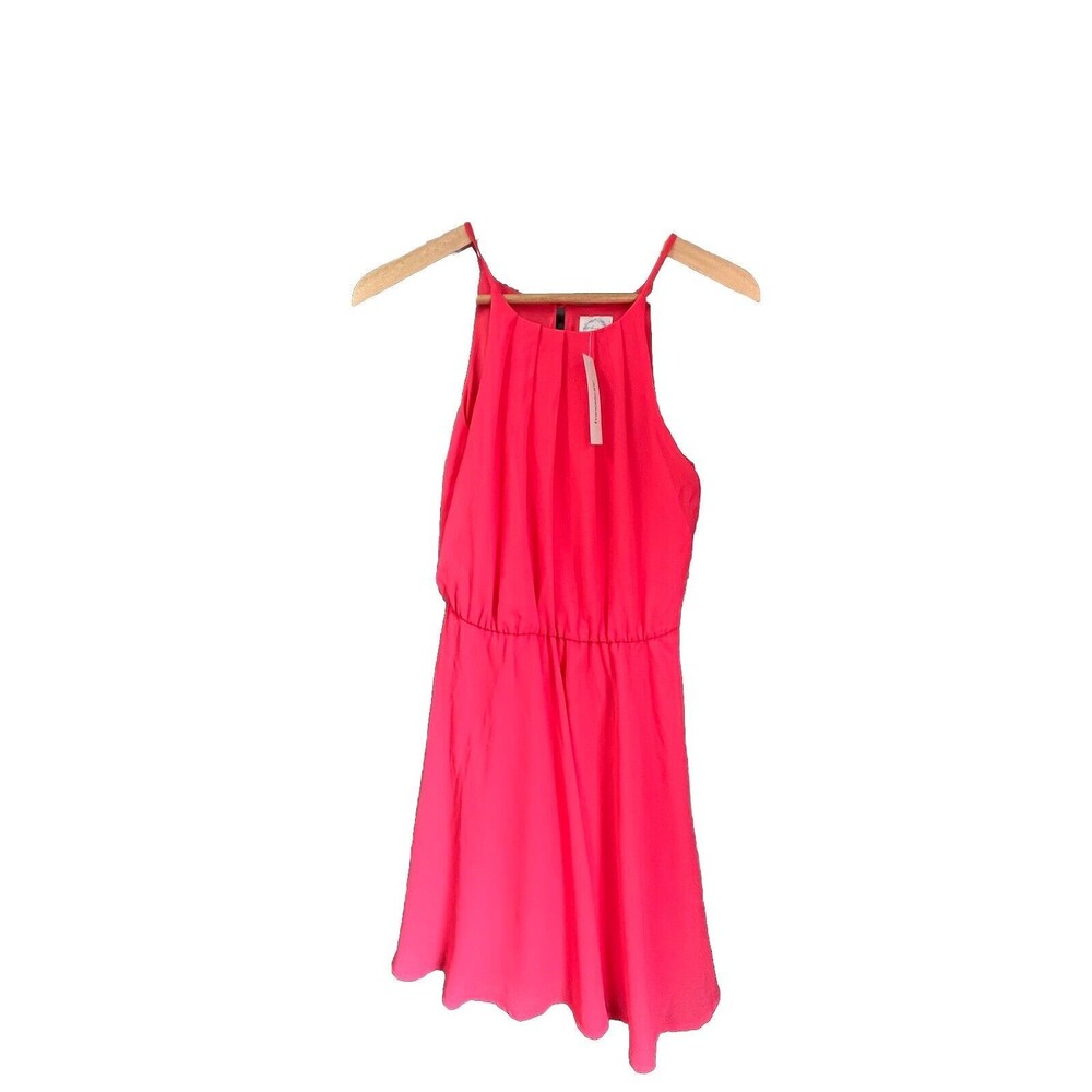 Francescas’s NWT Blue Rain Dress Halter XS Pink/Salmon•Party•Formal•Classy Short